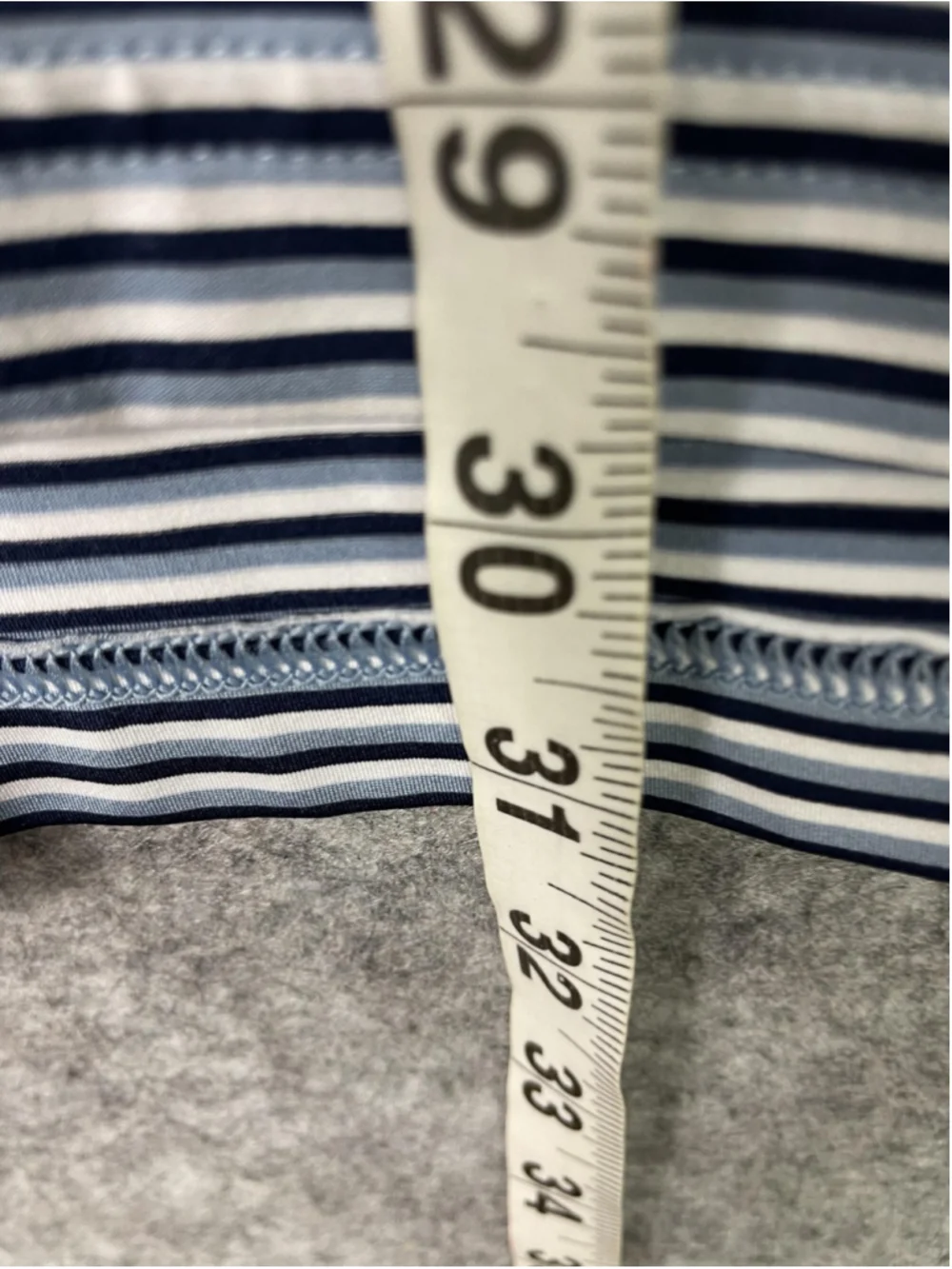RLX Ralph Lauren Polo Shirt Mens Large Blue Stripe Golf Performance Stretch